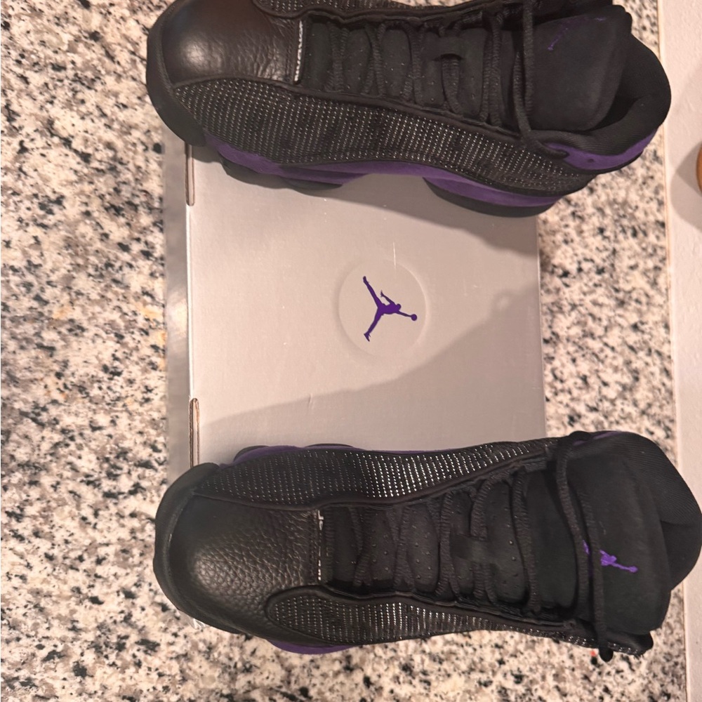 Black and Purple Sneakers - Picture 4 of 7
